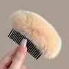 Pinza de Pelo de Felpa para Cabello Suelto, Pinza Lateral para Flequillo y Frente, Peine para Peinar el Cabello, Nuevo Peine de Lujo para el Cabello Otoño e Invierno 2025