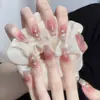 Unhas Usáveis Sexy Flash Personalizadas, Unhas Postiças de Alto Padrão, Adesivos de Nail Art Usáveis Gelo-Transparente, Adesivos de Nail Art Mais Vendidos, Produtos Acabados