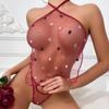 Comercio exterior Europa y Estados Unidos nuevas chicas sexys malla estampado perspectiva faja ropa interior traje divertido al por mayor