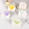 30 Tarjetas en Forma de Corazón, Mini Tarjetas de Felicitación, Tarjetas en Blanco para Mensajes Manuscritos, Tarjetas de Mensaje 3D, Tarjetas de Regalo, Tarjetas de Papel para Floristería
