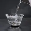 Taza de Té con Tapa de Vidrio Juego de Té Kung Fu Tetera Transparente Engrosada Cuenco Grande para Servir Té Hecho a Mano para Uso Doméstico