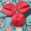 Gancho Pegajoso Sem Costura Red Hook Gancho Decorativo de Feriado Gancho Doméstico Forte Gancho Festivo Gancho Vermelho Sem Costura para Casamento