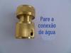 Conector rápido de parada de água de 4 pontos todo em cobre conexão rápida pistola de água para lavagem de carro parada de água conexão rápida mangueira de água conexão rápida ferramenta para lavagem de carro