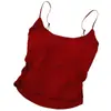 Camisola plisada de diseño picante puro y dulce de verano con copas para mujer, adecuada tanto para llevar debajo como por encima, top ajustado para chica joven