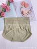Roupa interior de algodão de cor sólida das mulheres bonito shorts de cintura média arco quadril levantamento cuecas das mulheres período fisiológico roupa interior da menina