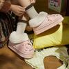Amor Formiga Inverno Novo Hello Kitty Desenho Animado Recheado Sapatos de Algodão Quentes para Interior e Exterior
