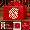 Par de Furoshiki de Casamento Dote da Família da Noiva Lista Completa de Suprimentos de Casamento Pano de Embalagem Vermelho