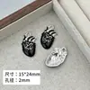 Gótico Punk Exagerado Coração Cruz Espada Pingente Pulseira Colar DIY Acessórios de Fantasia com Contas Material