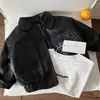 Chaqueta de Cuero para Niños Bangcheng 2026 Invierno Nueva Elegante Abrigo Acolchado Infantil con Cuello Solapa, Ropa de Invierno Cálida para Niños al por Mayor