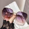 Gafas de Sol Polarizadas, Anti-UV, Montura Grande, Gafas de Sol de Moda Transfronterizas, Bordes Brillantes, Sensación de Alta Gama, Gafas de Sol para Proteger del Sol al Conducir