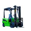 Carretilla Elevadora Eléctrica 1.5 Toneladas 2.5 Toneladas 3.5 Toneladas Apilador Hidráulico Energía Nueva Cuatro Ruedas Montable Ajustable y Carretilla Elevadora de Manejo