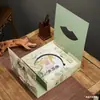 Caja de Regalo de Pastel de Té Pu'Er Caja Vacía Caja de Empaque para Pastel de Té Caja de Almacenamiento 357g Caja de Regalo de Té Blanco Caja Vacía de Té Blanco Viejo en Stock