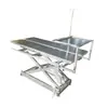 Mesa Cirúrgica para Pets em Aço Inoxidável 304, Mesa de Tratamento para Gatos e Cachorros, Mesa de Esterilização e Dissecação, Mesa com Controle Elétrico de Temperatura para Hospital Veterinário