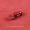 Accesorios Zodiacales de Cinabrio de Alto Contenido Mineral Crudo Arena Dorada Púrpura Doce Signos del Zodiaco Joyería DIY Cuentas Sueltas Colgante Adorno Colgante