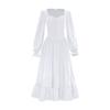 [En Stock] Vestido Gótico Retro Medieval de Cuello en V Amazon Renaissance Pastoral para Mujer Disfraz de Escenario