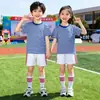 Conjunto de Uniforme para Equipo de Porristas de Desempeño del Día del Niño, Dos Piezas de Verano 100% Algodón, Uniforme para Clase de Deportes
