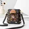 Nova Bolsa Transversal de Ombro Primavera e Verão Moda Versátil Bolsa para Celular Grande Capacidade Pequena Bolsa Quadrada Bolsa Carteiro Mulher