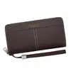 Nueva cartera larga para hombre, un producto popular transfronterizo, presenta un diseño con cremallera de gran capacidad y también se puede usar como porta-teléfono o bolso de mano.; directo de fábrica