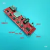 Placa Amplificadora Estéreo TWS Sem Fio Bluetooth Multifuncional Bateria Recarregável 18650 Leitor de Cartão Alto-falante Microfone DIY