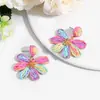 Pendientes de Flor de Rafia Transfronterizos de Nicho Frescos Estilo Vacaciones de Verano en la Costa Pendientes Tejidos Estilo Bohemio para Mujer