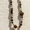Collar de Empalme de Perlas con Lazo Maillard para Mujer, Cadena para Clavícula de Temperamento Retro, Accesorios de Cadena para Suéter de Lujo Ligero