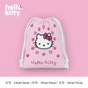 Bolsa con Cordón Familia Gato Dibujo Animado Bolsa Pequeña de Tela Bolsa para Guardar Artículos Varios para Estudiantes Bolsa de Cosméticos Bolsa de Aseo Portátil