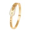 Pulsera de acero inoxidable de titanio con números romanos chapada al vacío, gran oferta en Amazon, comercio electrónico transfronterizo, AliExpress