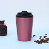 Taza de Café de Aspecto Elegante con Escala, Taza Termo Sencilla, Taza Compacta Portátil de Acero Inoxidable 304, Taza para Coche