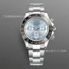 Comercio Electrónico Transfronterizo Popular Daytona Tres Ojos Seis Pines Reloj Mecánico Cronógrafo Multifunción Luminoso Acero Inoxidable Correa Calendario