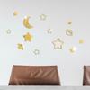 Cross-border Amazon star Lua espelho decorativo 1mm acrílico tridimensional adesivos de parede layout quarto quarto
