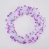 Guirnalda de poliéster hawaiana, guirnalda de cuatro esquinas estilo arcoíris, guirnalda de tela hecha a mano para festival, guirnalda para actuación de baile