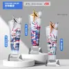 Fábrica de Troféus de Cristal Clássico Treinamento Troféu de Vendas Design Gratuito Competição Prêmio de Honra Aniversário de Produção