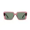 Nuevas Gafas de Sol Polarizadas Cuadradas Europeas y Americanas, Modernas Gafas de Acetato de Montura Grande para Mujer, Gafas de Sol de Montura Grande para Celebridades de Comercio Exterior