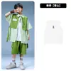 Roupas de Moda Hip-Hop Infantil Meninos Colete Rasgado Terno Hip Hop Infantil Legal Tambor Legal Bonito Tamanho Custo Masculino
