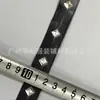Rebites em formato de diamante, cordão de couro PU, rebites quadrados oblíquos, tiras de couro, rebites quadrados de yurts mongóis, acessórios para vestuário, fita de tecido