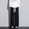 Calças casuais masculinas, nova coleção de outono, estilo de perna reta, moda casual americana, versátil, soltas e confortáveis, roupas casuais da moda estilo Hong Kong
