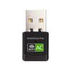 Tarjeta de Red Inalámbrica de 600m sin Controladores Receptor Wifi USB de Doble Banda 5.8g Tarjeta de Red Inalámbrica para Computadora