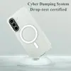 Adecuado para la funda de teléfono Samsung A57 con atracción magnética, transparencia, delgadez y compatibilidad con la piel LeReach