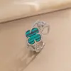 Anillo Exquisito Super Brillante de Circonita para Niñas, Lujo Accesible y Anillo de Apertura Ajustable de Gama Alta, Baño de Oro Real Simple