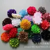 Fábrica de flores artificiales en stock clavel florete cinta de mano diy accesorios de joyería suministro de fábrica de flores de joyería