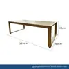 Combinação de Sofá de Pátio Externo Escandinavo com Mesa de Centro Mobiliário Moderno Minimalista para Pátio Jardim Sofá Casual para Varanda de Vila