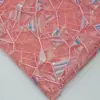 Tecido Bordado à Mão para Vestido Hanfu Cheongsam DIY Malha Bordada com Lantejoulas e Miçangas
