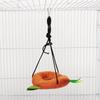 Brinquedo de Pelúcia para Pequenos Animais Hamster Rede Folha Teleférico Tubo de Perfuração Balanço Conjunto de Cinco Peças Papagaio Esquilo Ninho Suspenso Quente de Algodão