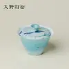 Gaiwan Ballena Azul Oceánico Pintado a Mano Ino Kiyosong, Tazón de Té Doméstico de Alto Valor para Mujer, Juego de Té, Tazón para Beber Té