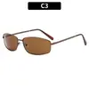 Gafas de Sol Metálicas Modernas Retro Americanas Transfronterizas Estilo Europeo y Americano Millennial Chica Popular Gafas Douyin Gafas de Sol Protección Solar