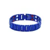 Superventas de Amazon Joyería Transfronteriza Pulsera Magnética Desmontable de Doble Fila para Hombre Pulsera de Pareja Europea y Americana