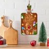 Venta Caliente Transfronteriza Nuevas Decoraciones de Madera Colgantes de Navidad Bandeja de Comida de Madera Creativa DIY Fábrica al por Mayor