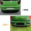 Adecuado para Volkswagen Polo Mk6 Gti 2018-2021 Lip Spoiler Trasero Hoja Trasera Calcomanía para Coche Modificación