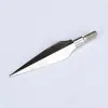 Lâmina retrô antiga 125 malha Prata/Preto Folha de Salgueiro Flecha fio metal Fábrica de Flechas Fornecimento Direto