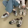 Zapatos de Entrenamiento Alemanes Marrones para Mujer de Suela Blanda, Versátiles, Retro, de Nicho, Zapatillas Ligeras, Zapatos de Suela Fina Estilo Ins, Primavera y Verano